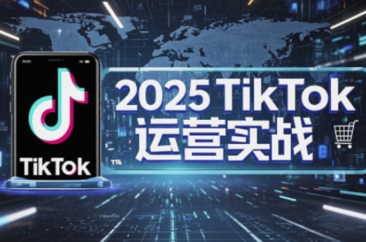 2025TikTok电商运营，掌握TikTok店铺运营核心技巧，实现低成本高转化-小yi资源站
